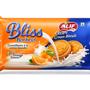 Bliss Cream Biscuits Orange 1*4*12pcs*70gm