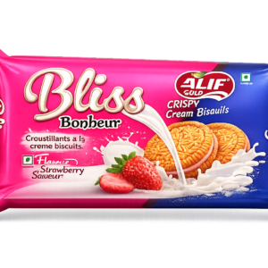 Bliss Cream Biscuits Strawberry 1*4*12pcs*70gm