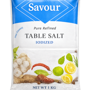 Savour Refined Table Salt Iodized 12*1kg